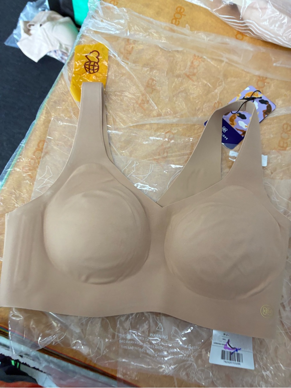 Honeylove SoftForm Bra New Women’s SZ Small Sand NWT - Picture 2 of 7